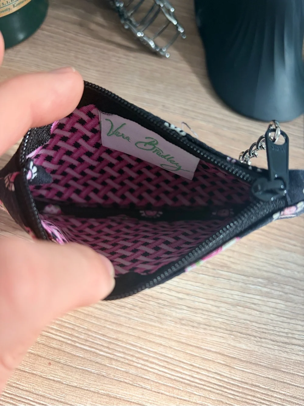Vera Bradley Pink Elephant Pattern Phone Accessory Pouch